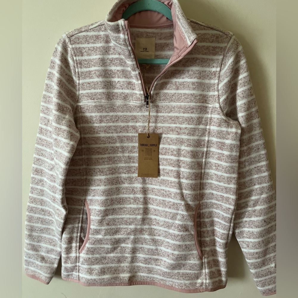 Thread & Supply knit fleece top